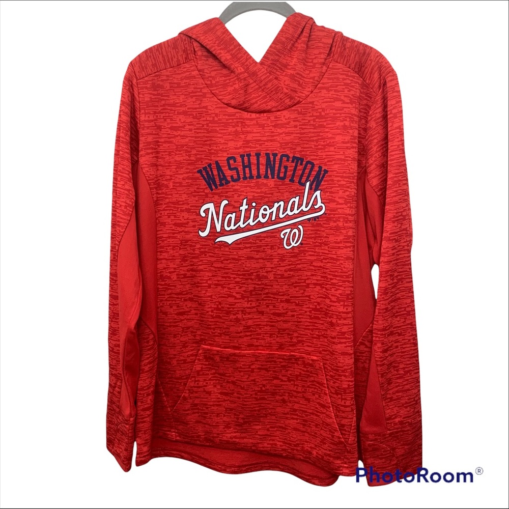 Washington Nationals Fleece Lined Hoodie Size Large NWT